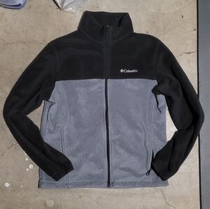 Columbia Black and Gray Fleece Jacket